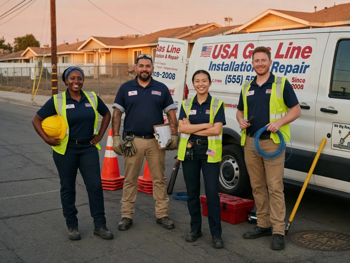 Gas Line Installation company in Reeves, LA